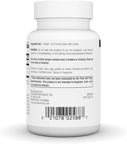 Source Naturals DIM, 200 mg, 30 Tablets
