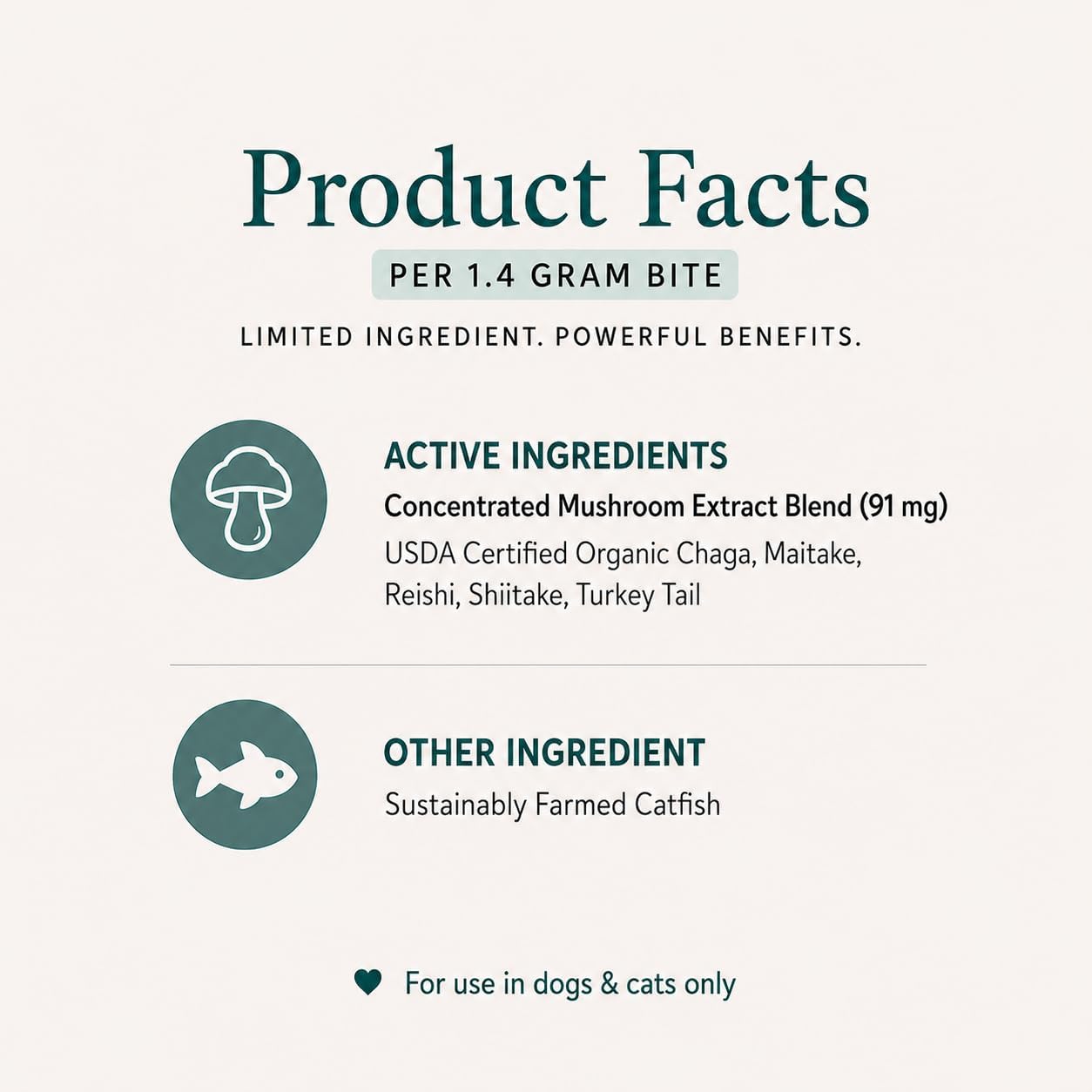 Pawse Mighty Mushroom Chews Food Supplement for Dogs & Cats | Blend of Turkey Tail, Reishi, Chaga, Maitake & Shiitake | for Immune System, Lumps & Bumps, Gut Health & Skin Support | 60 Chews - görsel 7