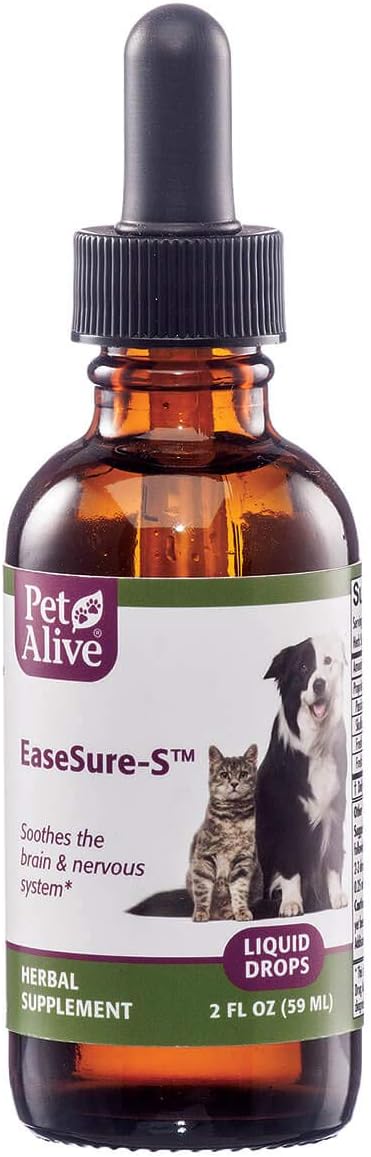 PetAlive EaseSure-S Nervous System Support for Dogs and Cats - Herbal Drops, 118 ml (Pack of 2) - görsel 2