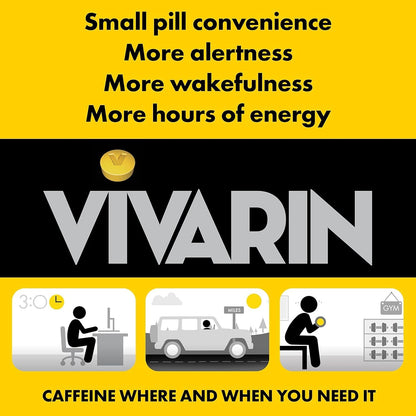 Vivarin Alertness Aid, 40 Tablets (Pack of 4)