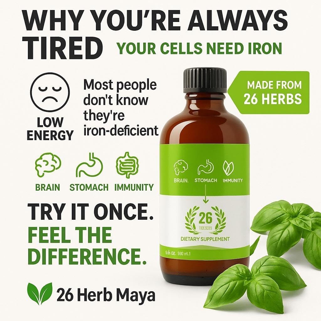 26 Herb Dr. Sebi Maya Formula – Iron-Rich Herbal Blend - görsel 6