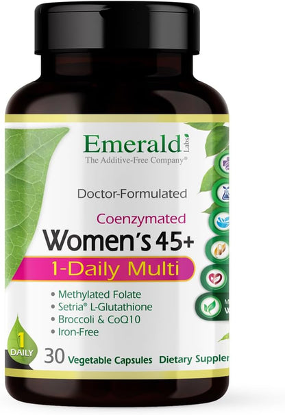 EMERALD LABS Women's 45+ 1-Daily Multi – Multivitamin for Bone Health