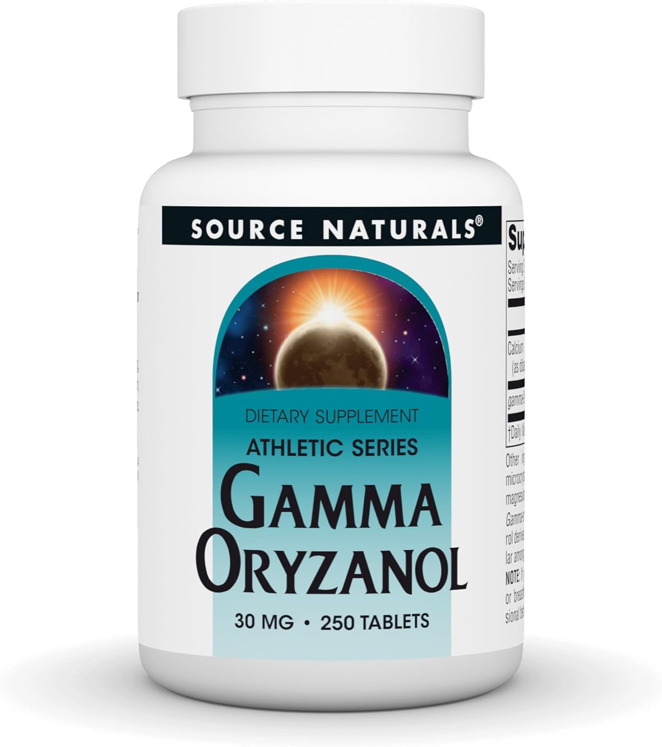 Source Naturals Gamma Oryzanol 30 mg - 250 Vegetarian Tablets - görsel 1