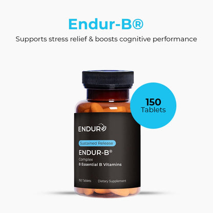 ENDUR-B Complex SR (Sustained Release) B Vitamins - 150 Tablets