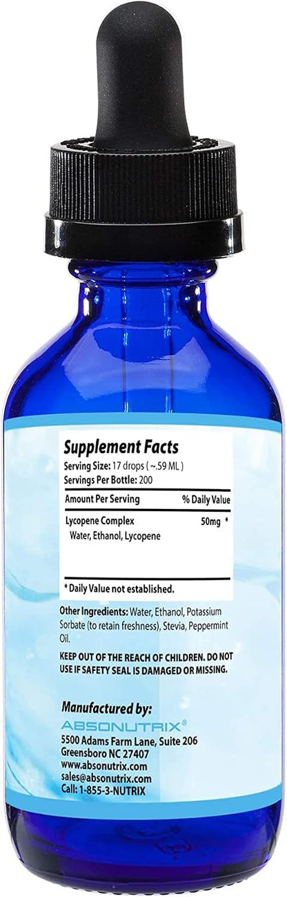 Absonutrix Lycopene Complex – 50 mg Liquid – Cardiovascular Support: May promote healthy heart function and – Image 2