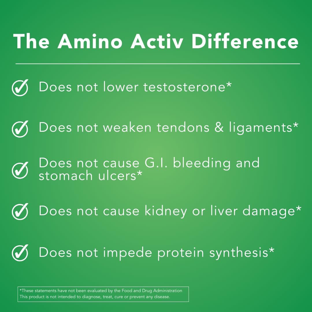 Amino Activ – Fast Holistic Support for Pain and Inflammation from Exercise (60 Capsules) - görsel 7