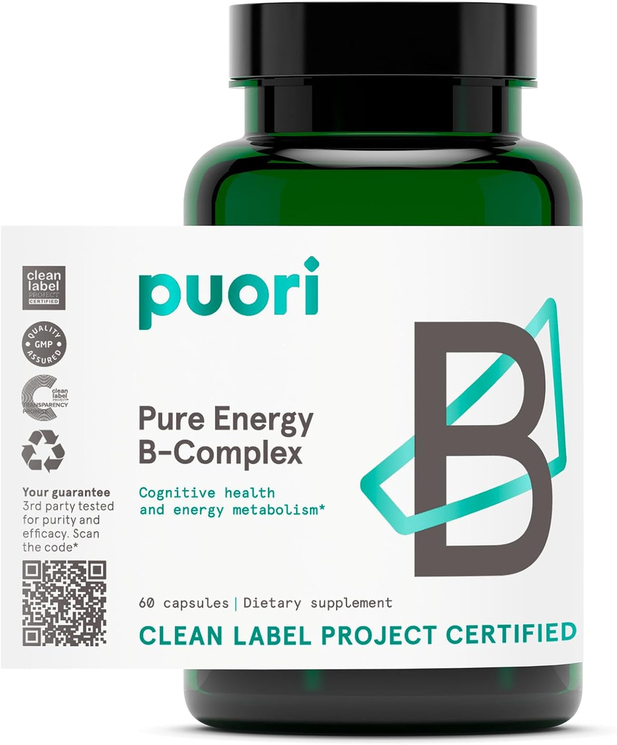 Puori Pure Energy Vitamin B-Complex - görsel 1