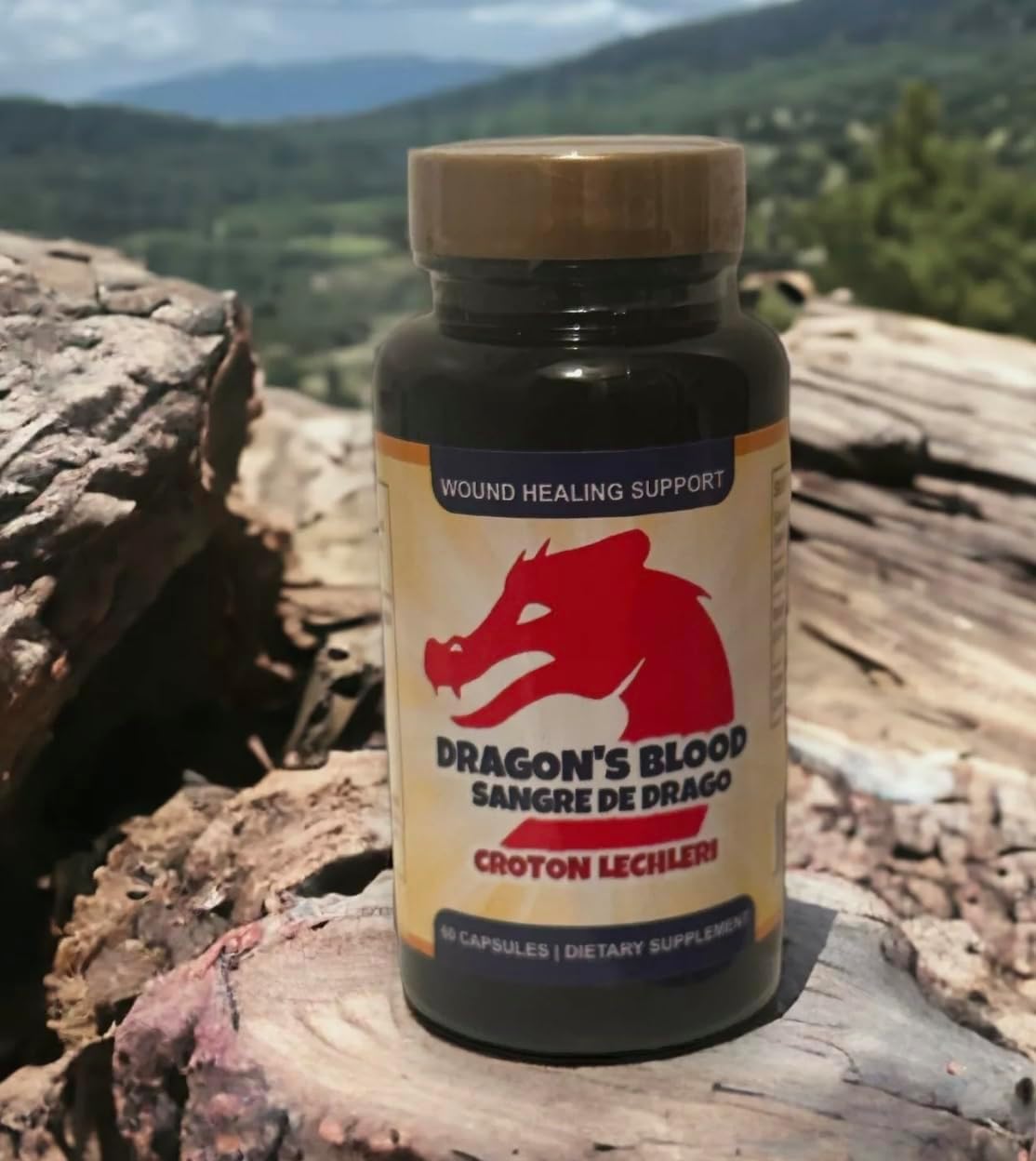 Dragon's Blood Resin Extract - Croton Lechleri - 500mg, 60 Capsules - görsel 1