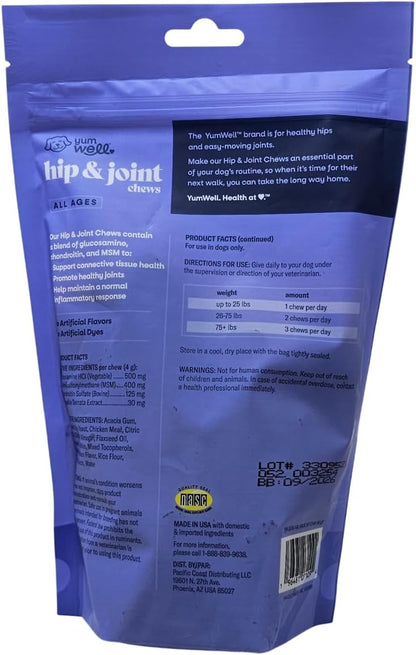 Hip and Joint Chews for Dogs, 360g