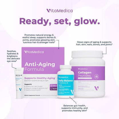 VitaMedica Anti-Ageing Formula AM/PM Multivitamin Packets – 30 Day Supply