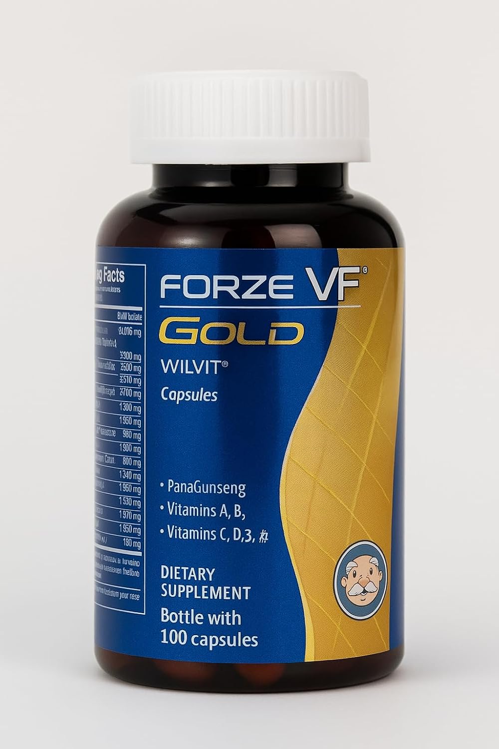 Forze VF Gold Capsules – Daily Multivitamin with Ginseng, B Vitamins & Minerals – 100 Capsules - görsel 1