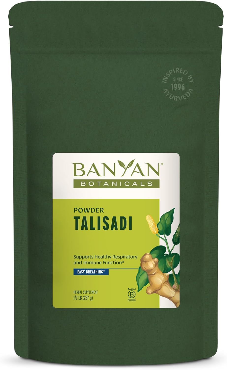 Banyan Botanicals Talisadi Powder – Organic Immune Supplement for Respiratory and Lung Support – 227g - görsel 1