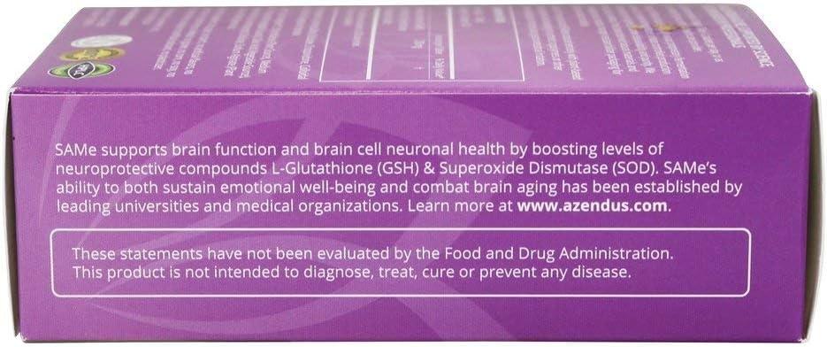 Azendus SAM-e Mood Support 200mg, 60 Tablets - görsel 3