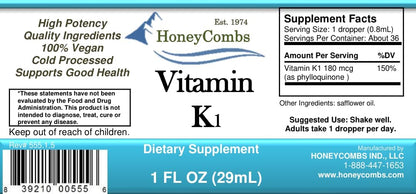 Vitamin K1 Liquid Drops – Phytonadione for Newborns & Adults, 30 ml