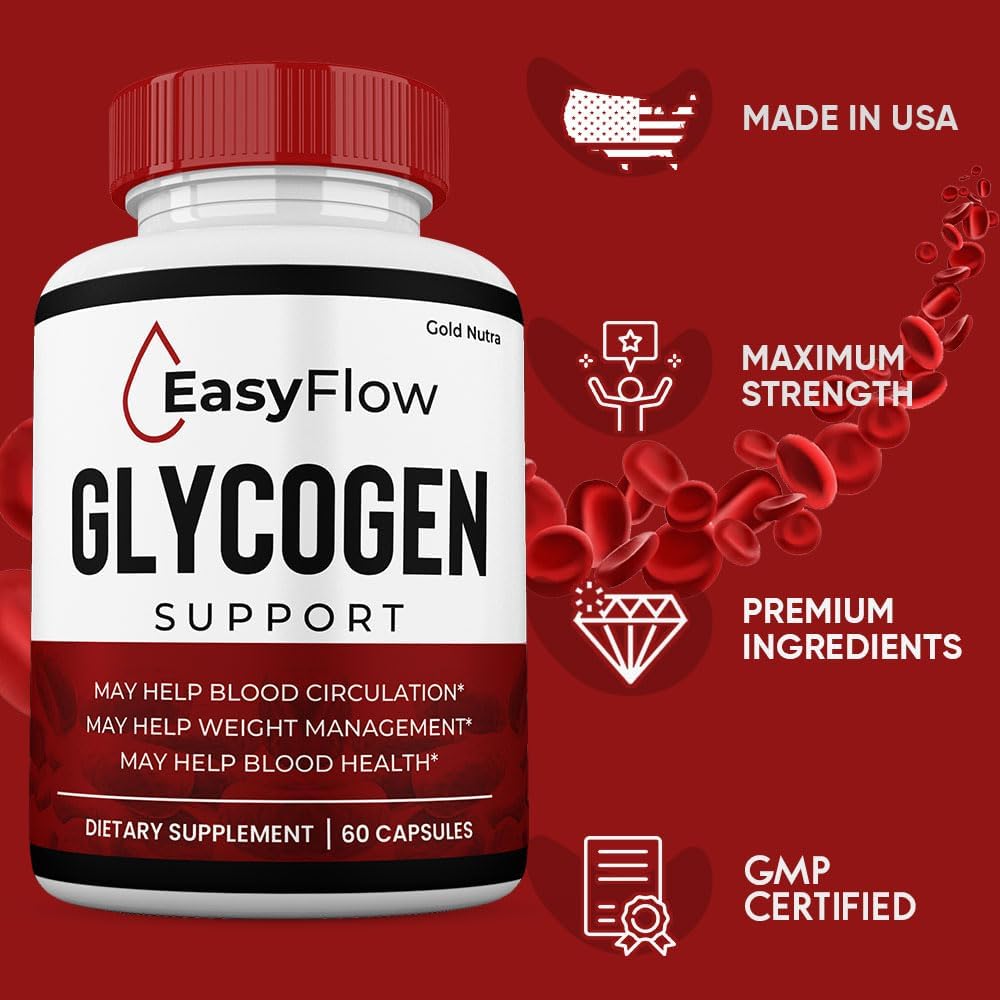 EasyFlow Blood Support Capsules - 2 Pack (60 Capsules) UK - görsel 3