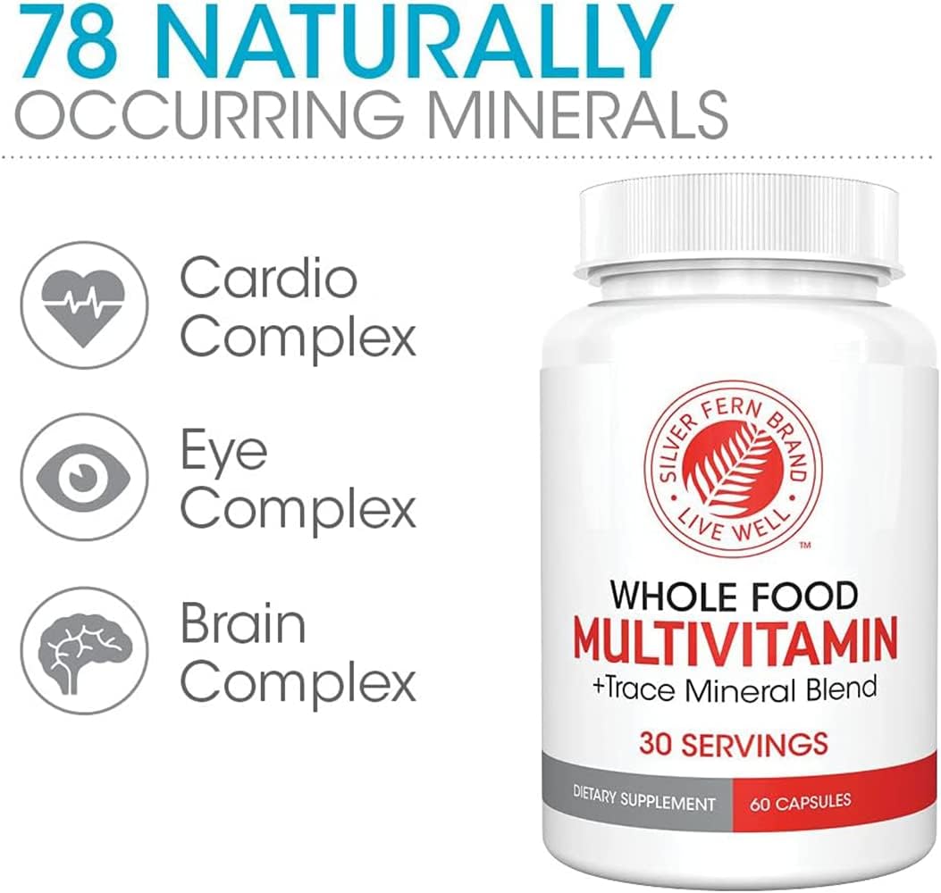 Silver Fern Whole Food Daily Multivitamin with Trace Minerals - görsel 2