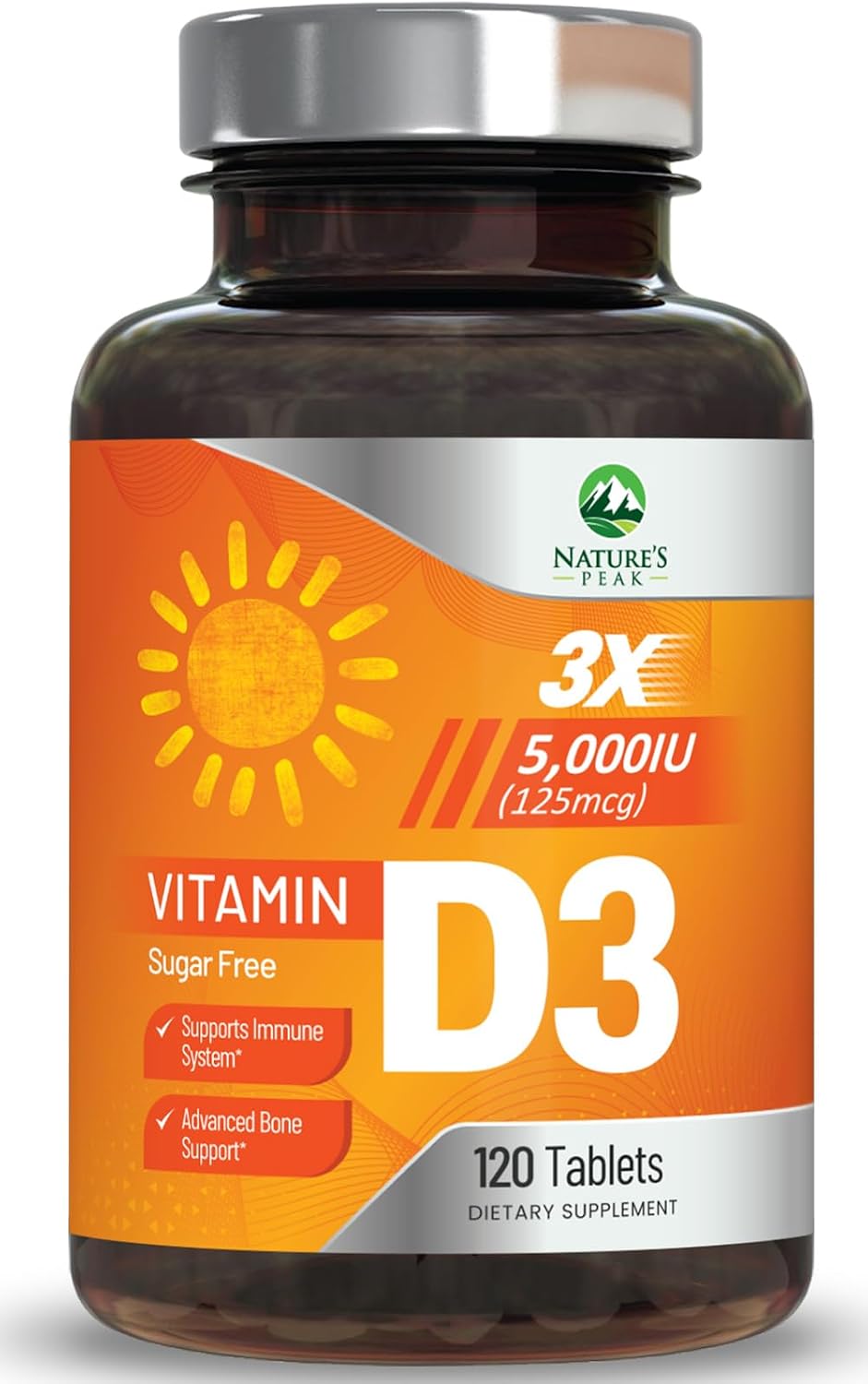 Vitamin D3 5000 IU (125 mcg) Chewable Tablets - Vegan, Gluten-free, Natural Raspberry Flavour - 60 Count - görsel 10