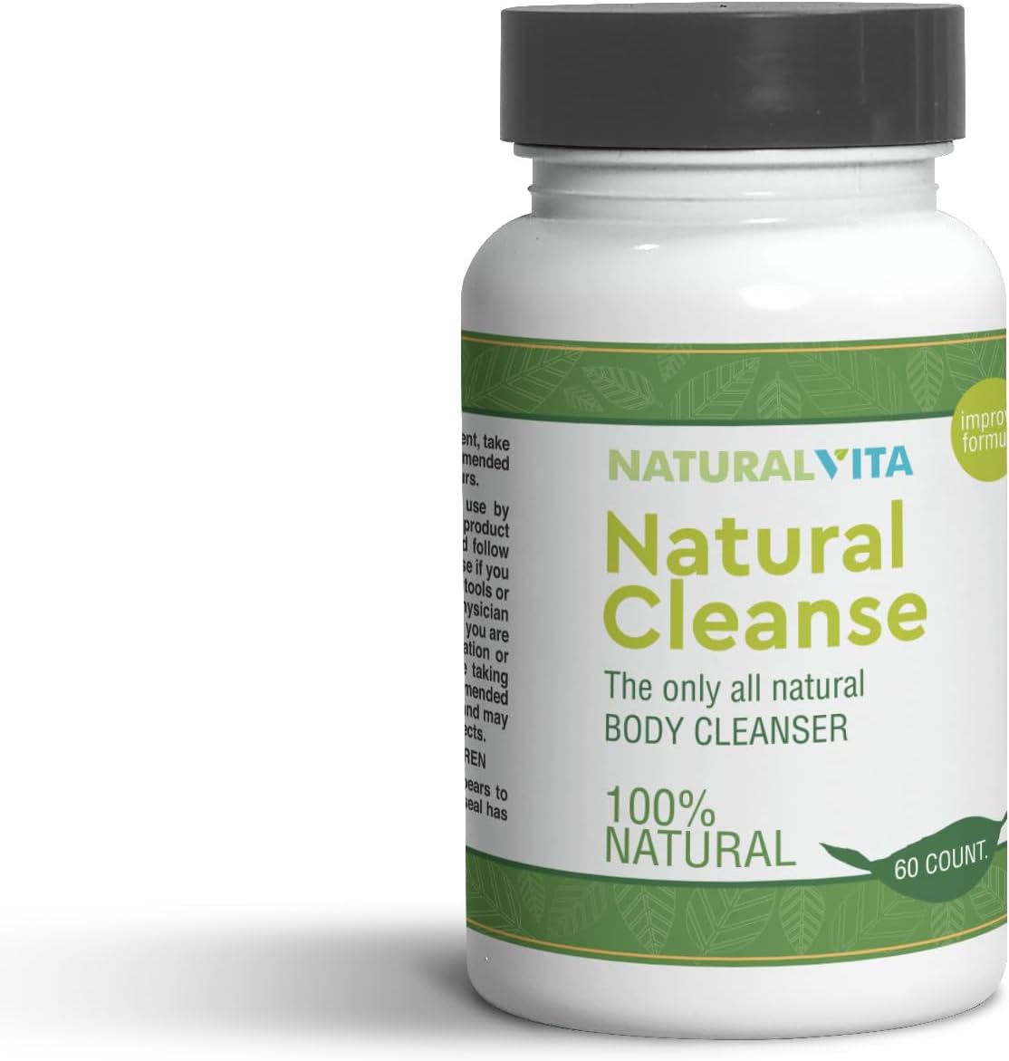 Natural Vita Natural Cleanse Colon Supplement – All Body Cleanser with Proprietary Blend (60 Capsules) - görsel 1