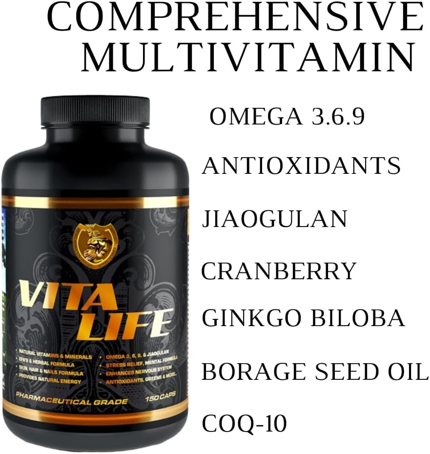 Vita Life Complete Multivitamin & Mineral + CoQ-10 with EFA and Vegetables & Herbs Blend - görsel 2