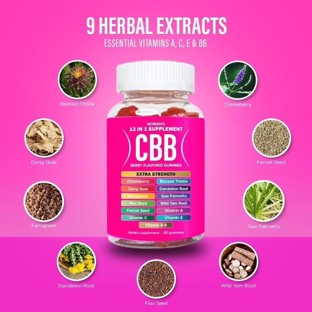 Curvy Body Bears CBB 13 in 1 Women’s Multivitamin Gummies - görsel 5