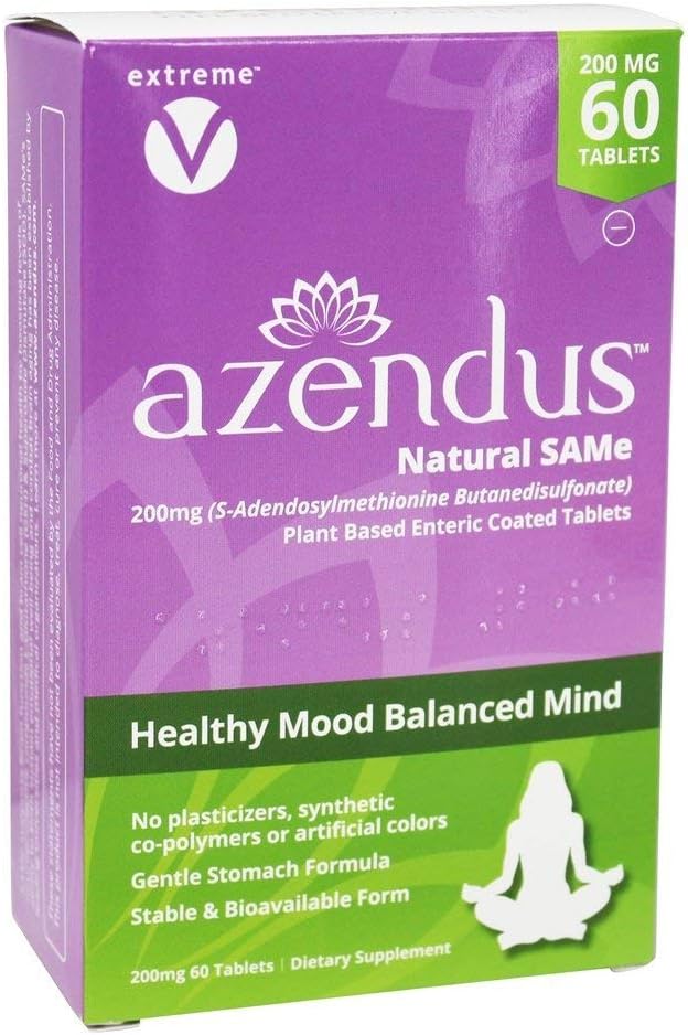 Azendus SAM-e Mood Support 200mg Tablets, 60 Tablets - görsel 1