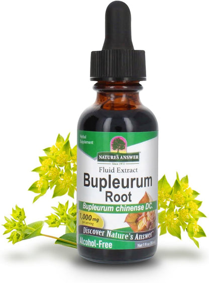 Nature's Answer Bupleurum Root – Herbal Food Supplement – 1000mg (30 ml)
