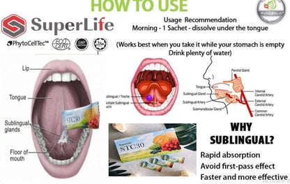 Superlife STC30 Stem Cell Supplement – 6 Packs (90 Sachets)