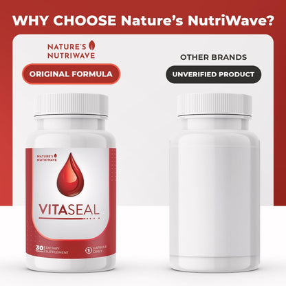 Vitaseal – Botanicals, Vitamins C, E and Minerals – 30 Capsules, 3-Month Supply