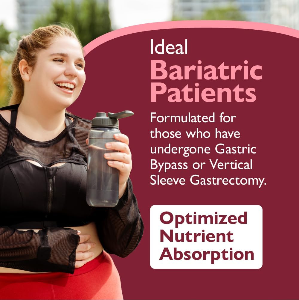 Celebrate Vitamins Bariatric Multivitamin, Iron Free - Post Gastric Bypass & Sleeve Gastrectomy Supplement for Men & Women (90 Capsules) - görsel 7