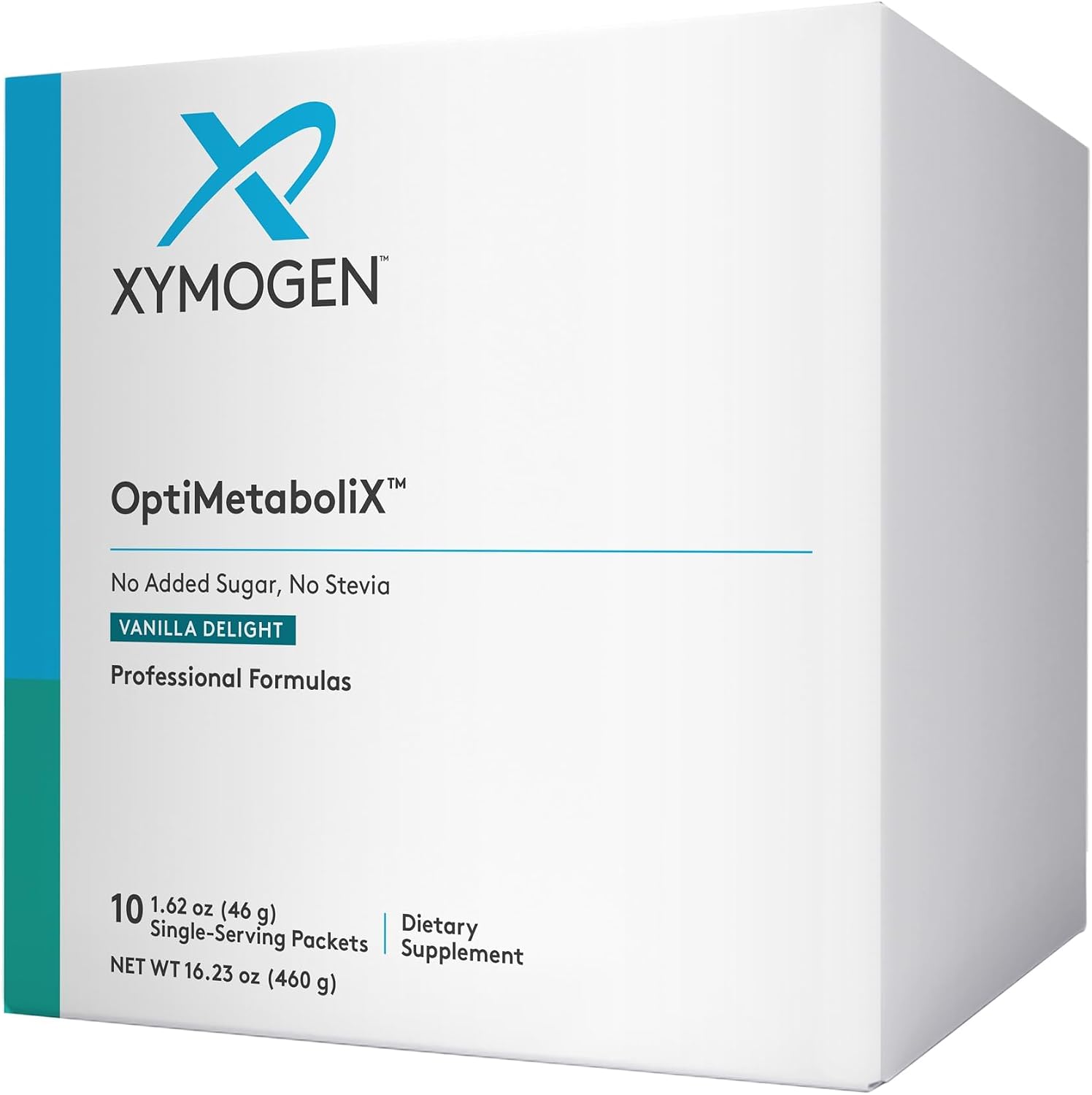XYMOGEN OptiMetaboliX – Metabolism Support with B12, Folate and InSea2 – Vanilla Delight (10 Servings) - görsel 1