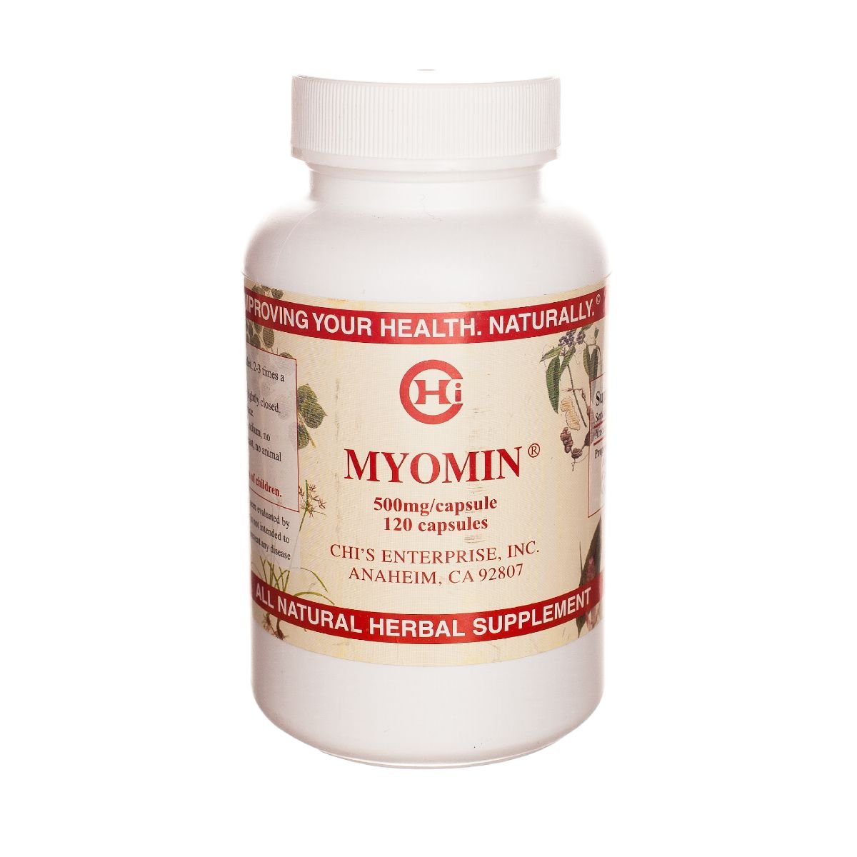 Myomin Herbal Supplement Capsules - 120 Capsules - görsel 1