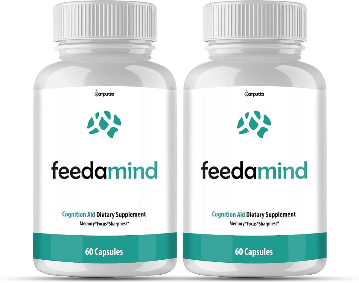 Feedamind Advanced Formula Supplement 2 Pack 60 Days Supply - görsel 1