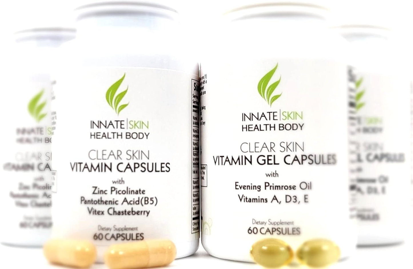 Clear Skin Acne Vitamin System - 60 Capsules (2-Pack) - görsel 10
