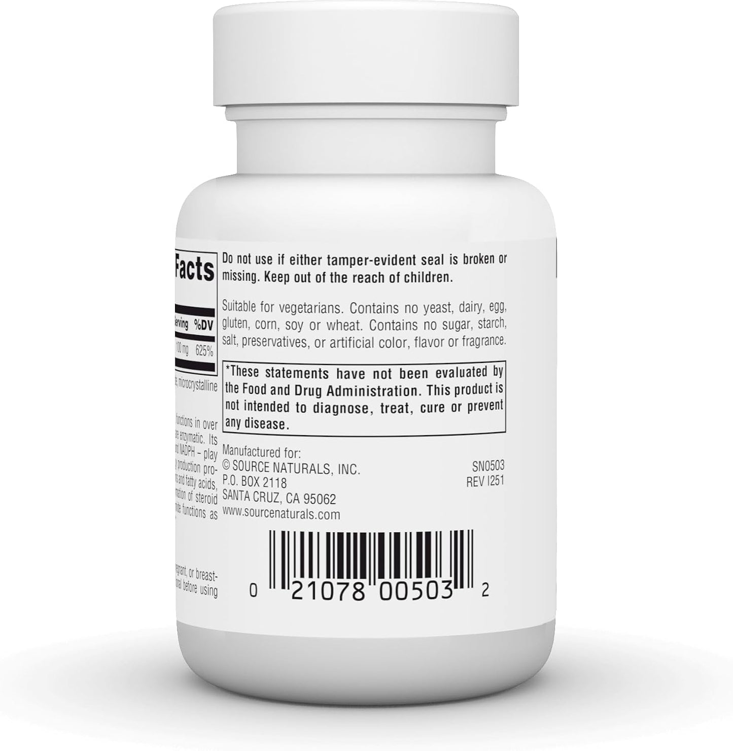 Source Naturals Niacinamide B-3 100 mg – Non-Flush Vitamin B3 Supplement - görsel 4