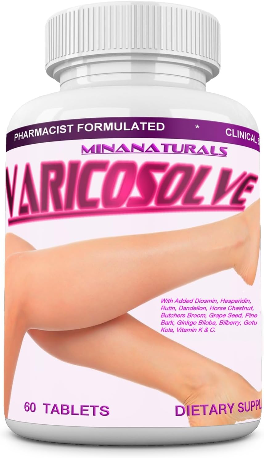 VARICOSOLVE Natural Food Supplement for Leg Veins, 60 Tablets - görsel 1