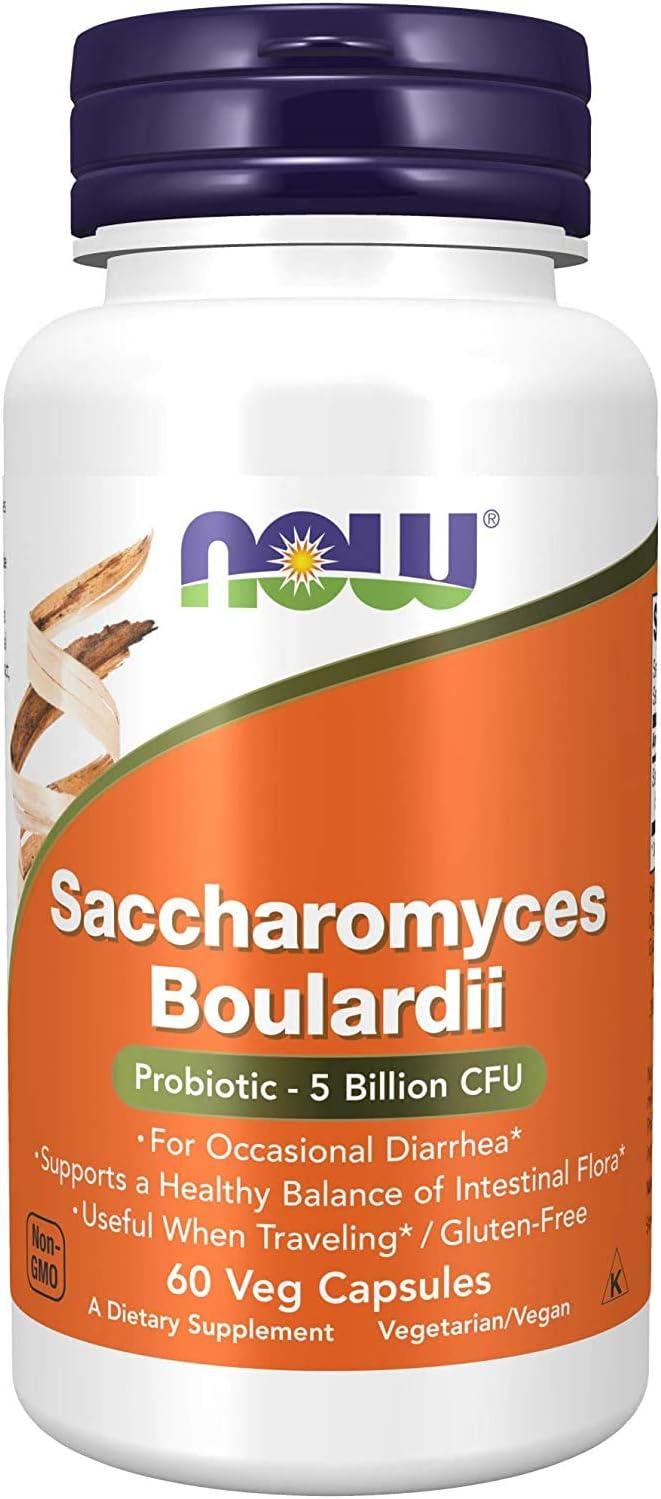 Now Saccharomyces Boulardii - 120 Capsules - görsel 1