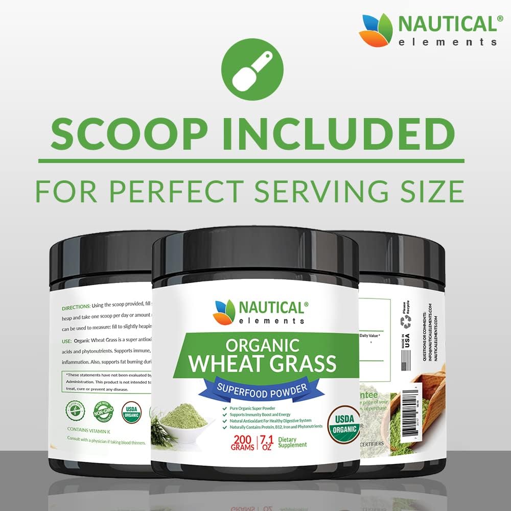 Nautical Elements Organic Wheatgrass Powder - görsel 3