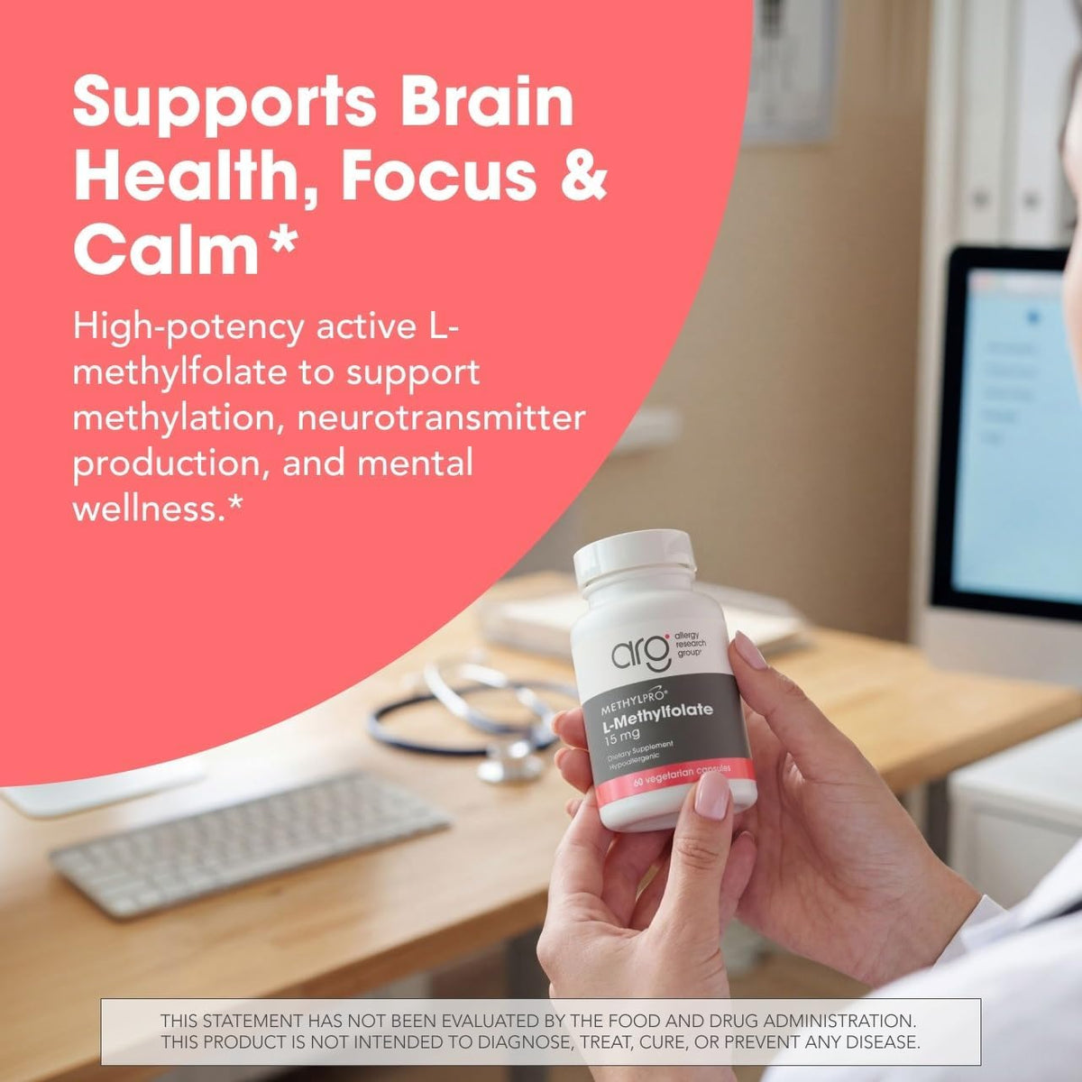 MethylPro L-Methylfolate 15 mg – Active 5-MTHF Supplement, 60 Capsules - görsel 2
