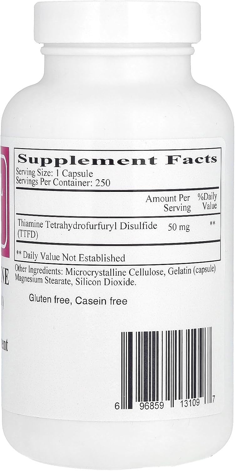Ecological Formulae All Thiamine, 250 Capsules - görsel 2