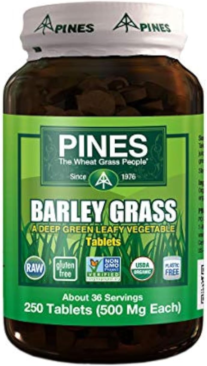 Pines Barley Grass Tablets, 250 Tablets - görsel 1