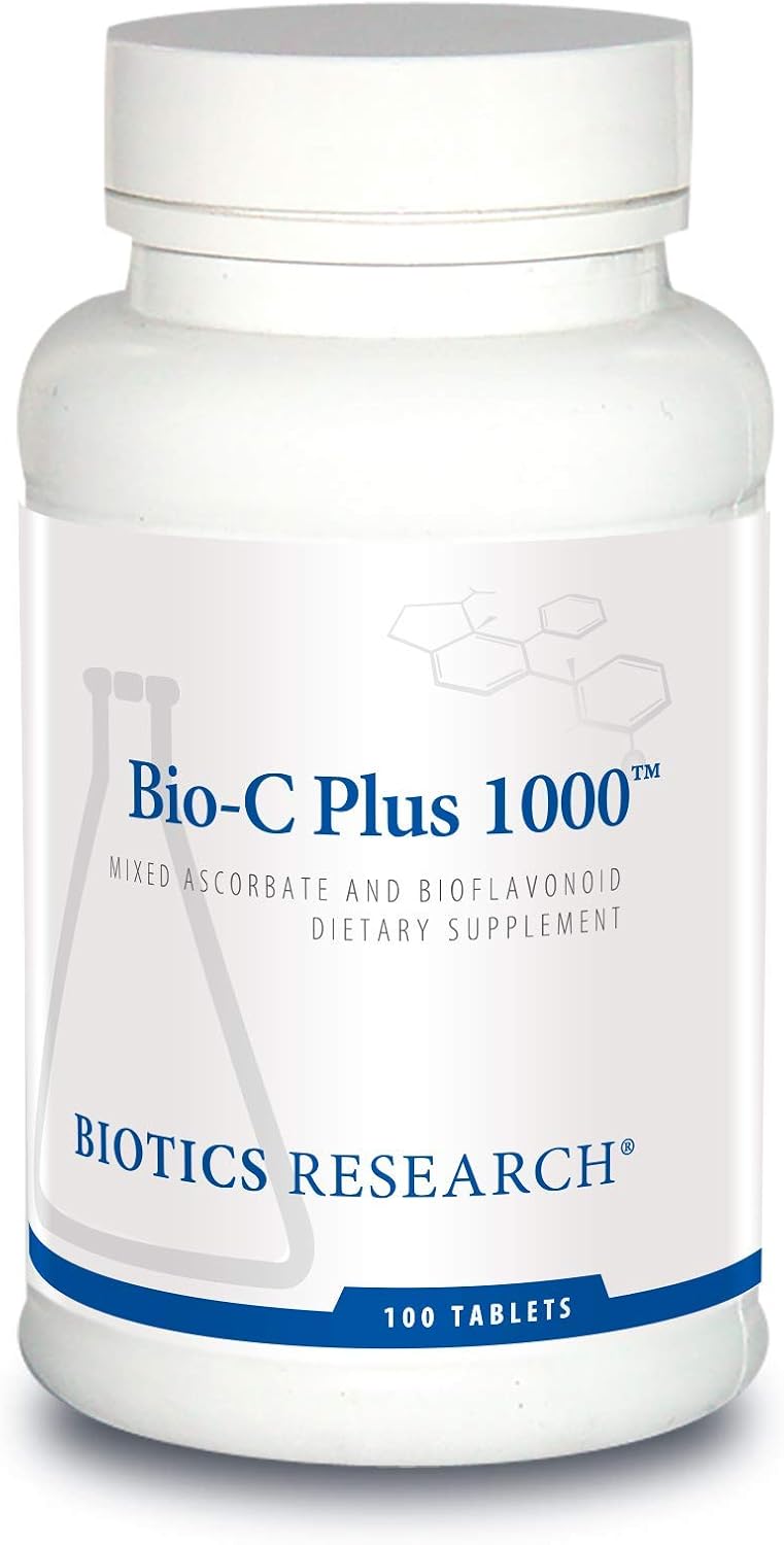 Biotics Research Bio C Plus 1000 – High Potency Vitamin C with Bioflavonoids (100 Tablets) - görsel 1