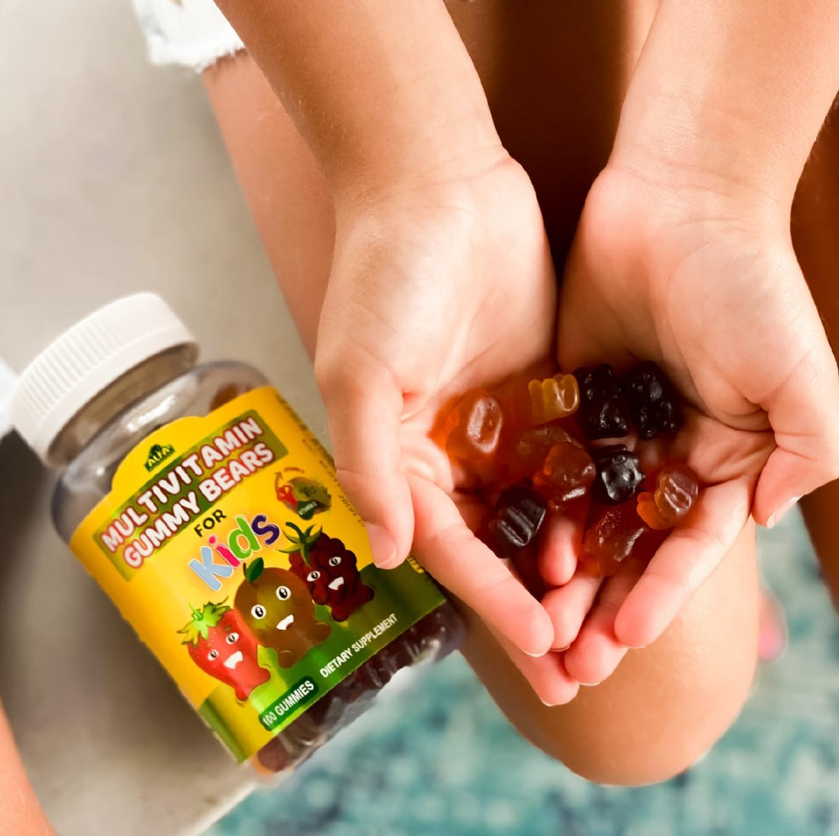 ALFA VITAMINS Kids Multivitamin Gummy Bears – 13 Essential Nutrients, 60 Gummy Bears - görsel 5