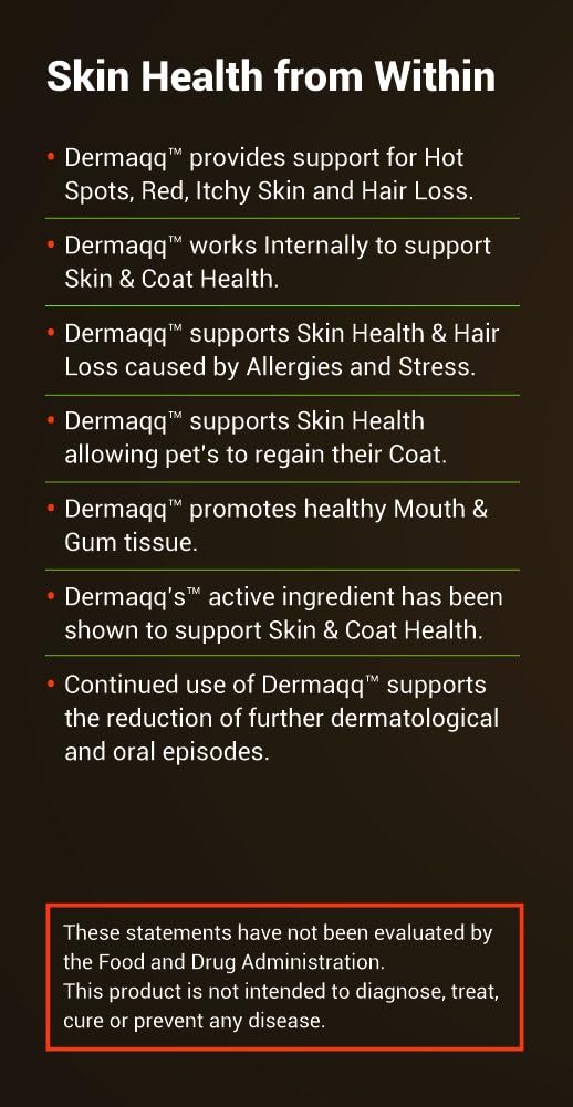 Dermaqq Ubiquinol – CoQ10 for Dogs and Cats – Hot Spots, Hair Loss, Dermatitis Support (2 Boxes – 100 mg Softgels) - görsel 3