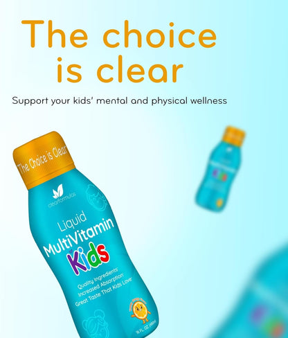 Clear Formulae Sugar Free Liquid Multivitamin for Children – Orange Flavour