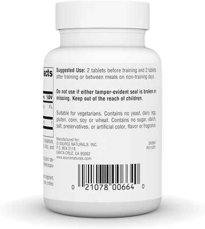 Source Naturals Gamma Oryzanol 30 mg - 250 Vegetarian Tablets