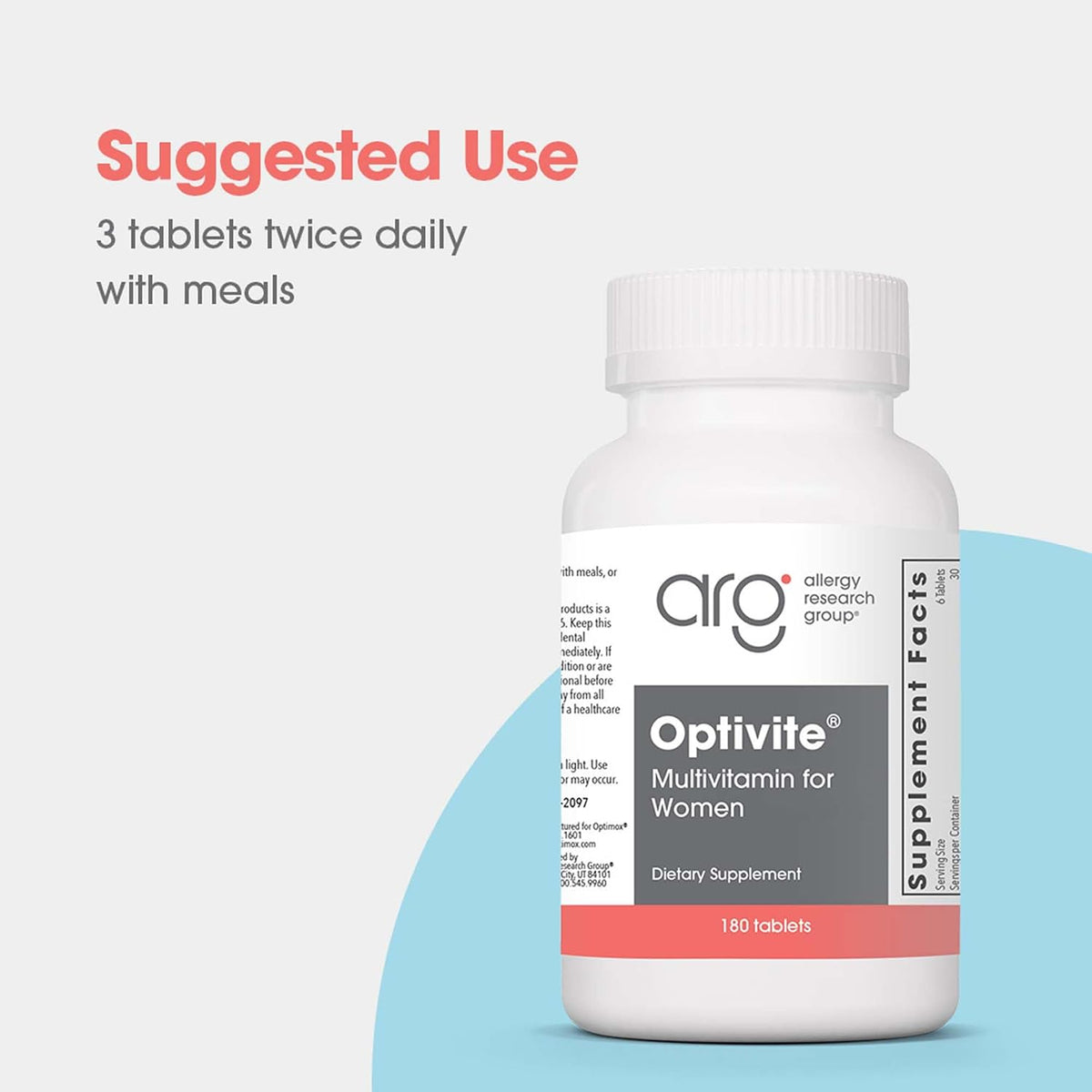Optimox ARG Optivite - Womenʼs Multivitamin Multimineral for Nutritional Support - görsel 6