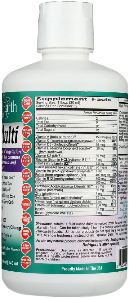 Vital Earth Minerals Super Multi Passion Fruit - 950 ml