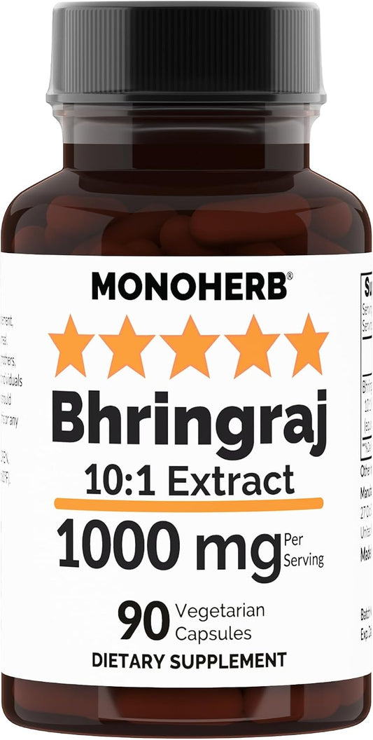 MONOHERB Bhringraj 10:1 Extract – 1000 mg per serving (45 servings)