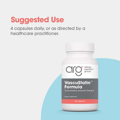 Allergy Research Group ARG VascuStatin Formula – Immune Support Supplement with Field Bindweed Extract