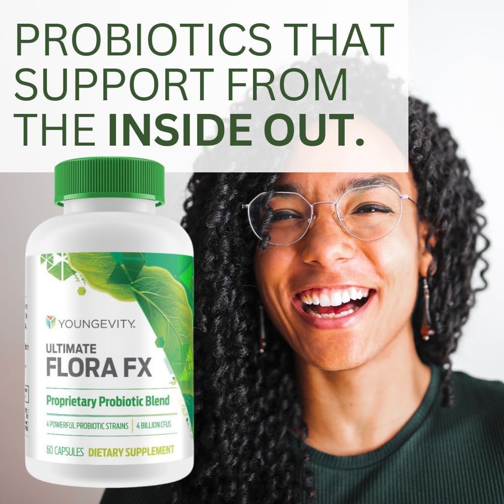 Youngevity Ultimate Flora FX - 60 Capsules (2 Bottles) - görsel 6